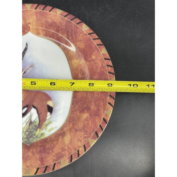 Lynn Chase African Portraits Gazelle 9.25" Luncheon Salad Dessert Plate - Picture 8 of 8